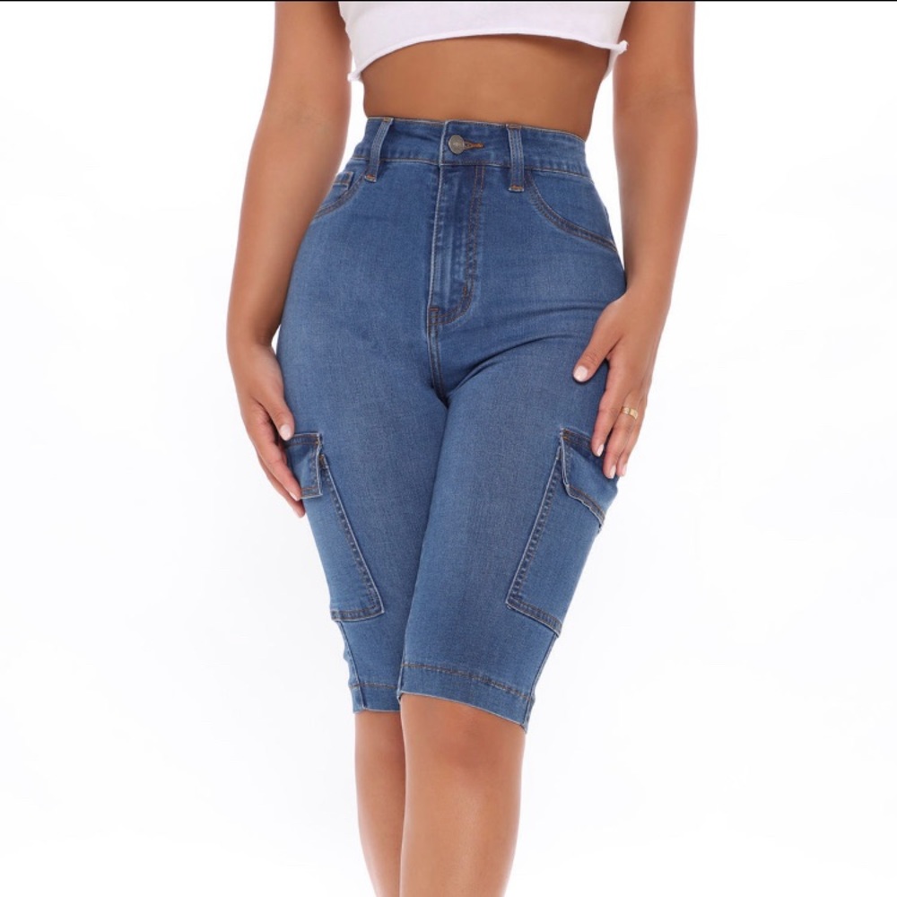 Fashion nova jean shorts